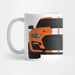 Shelby GT500 2020 Twister-Orange + White Stripes Mug